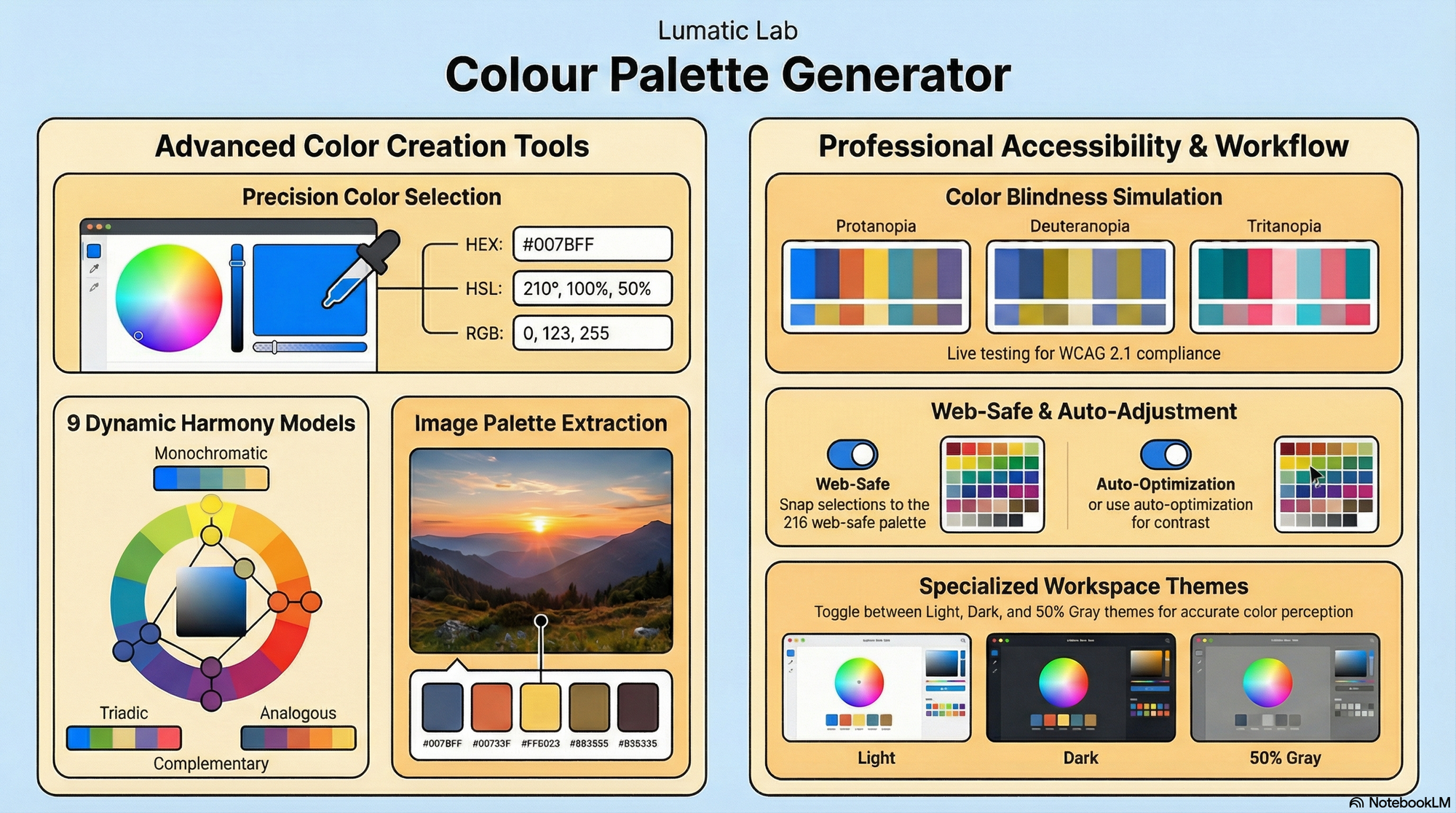 Color Shade Lab Lumatic Lab – Color Palette Generator – Photoedit HELP